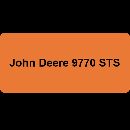 John Deere 9770 STS
